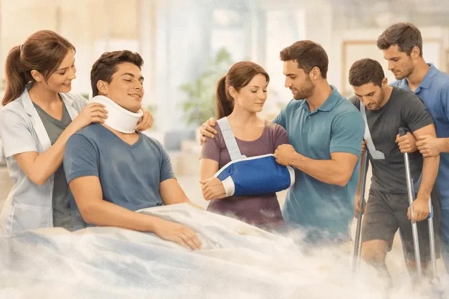 Fisioterapia tras accidente de tráfico en Sevilla